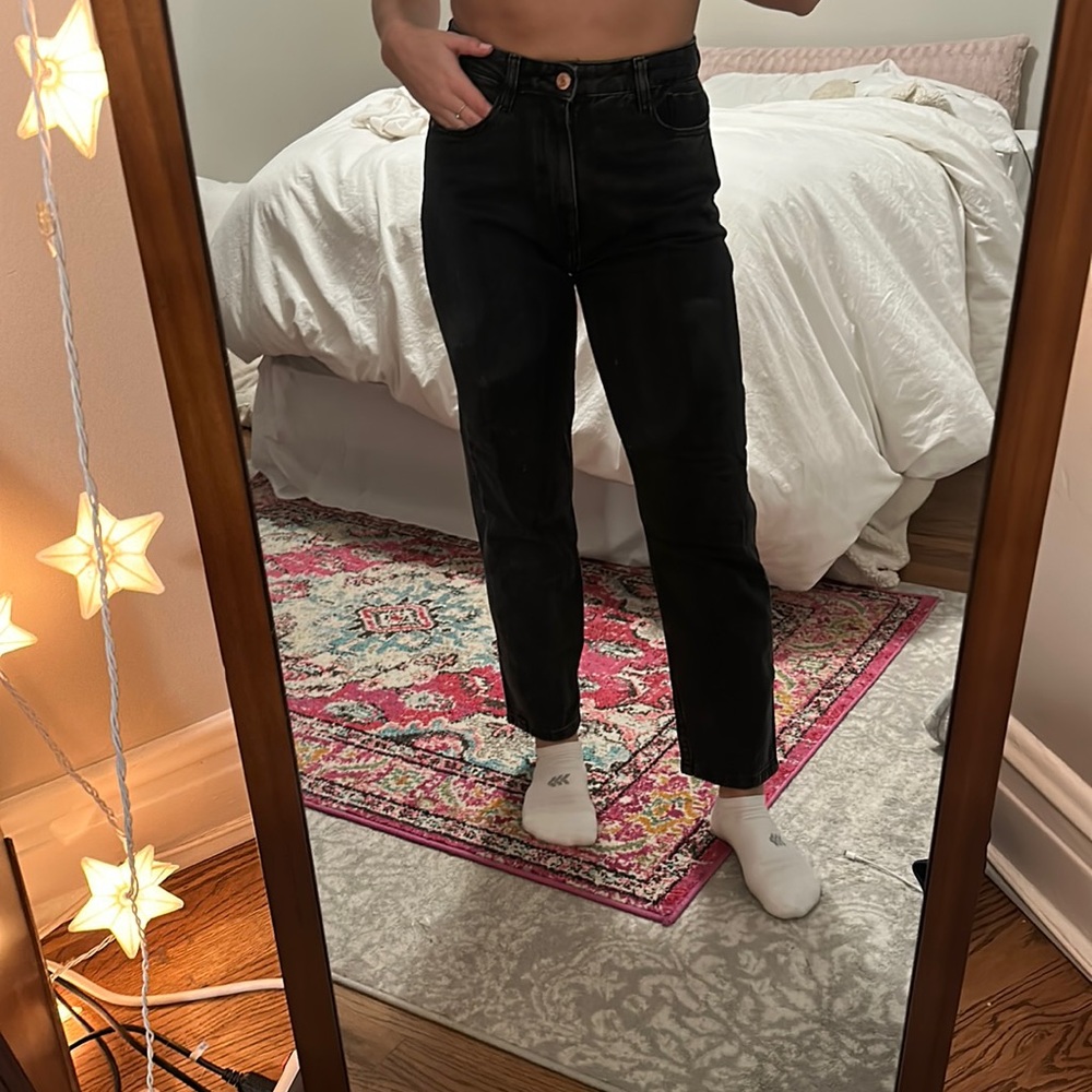 Zara Black mom jeans